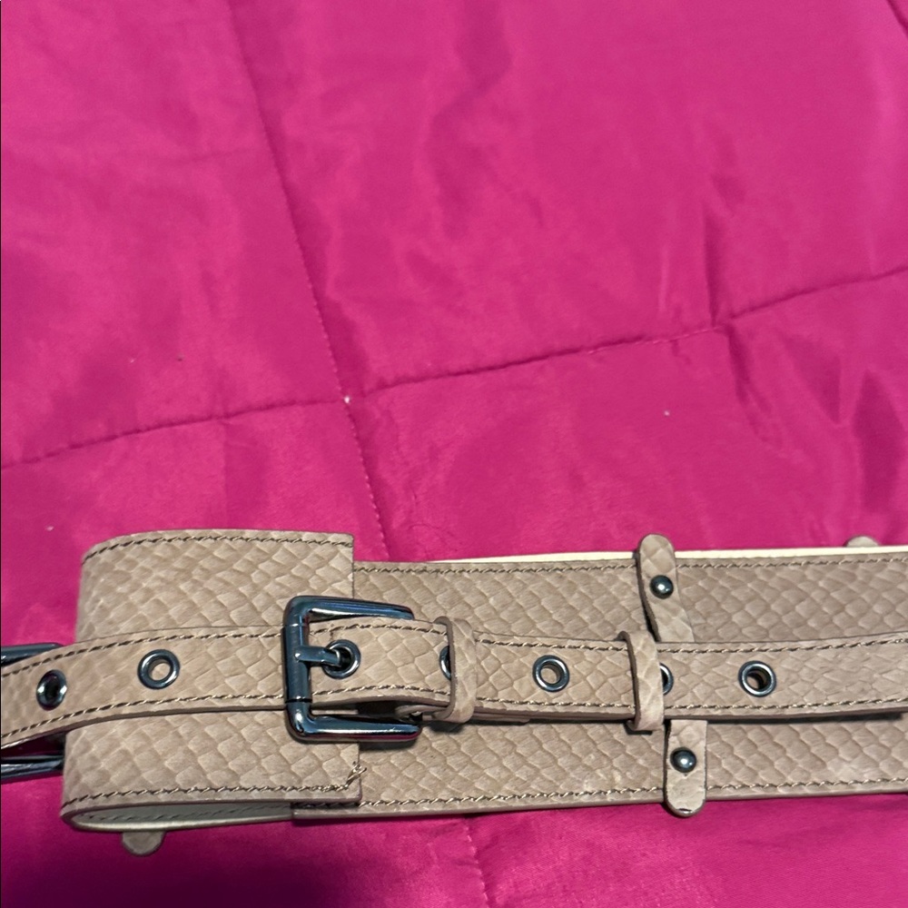 Kenneth Cole Tan Woven Leather Belt - Picture 9 of 10